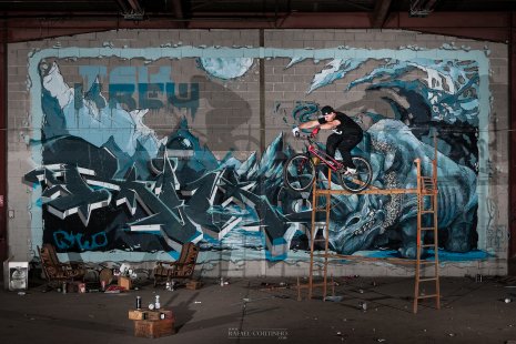 Trial bike drop Jérôme Calcoen