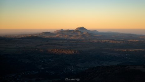 Chaînes des Puys depuis le ciel
