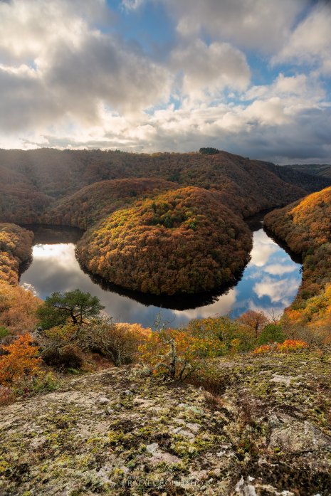 méandre queuille sioule automne Auvergne