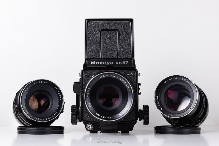 Mamiya RB67 pro S packshot 127mm 150mm 180mm