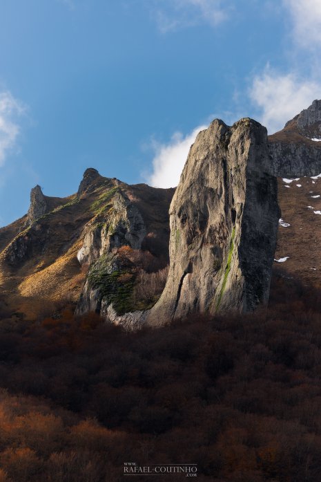 Dent de la Rancune, vallée de chaudefour, sancy, auvergne, rafael coutinho, automne