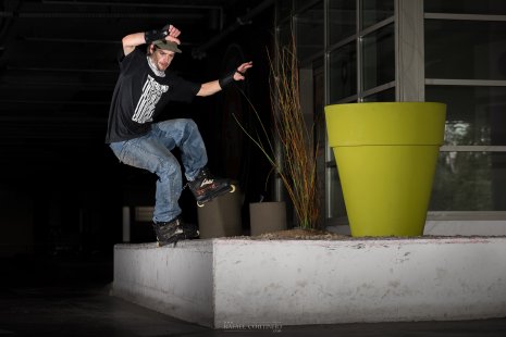 roller freestyle Sylvain Rigaud front torque