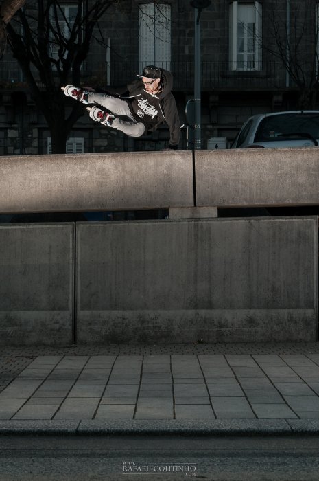 roller Freestyle Allan Beaulieu parkour move