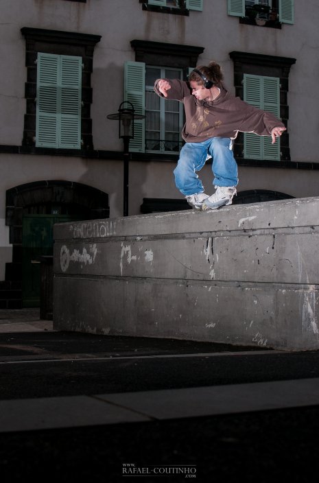 roller freestyle Sylvain Rigaud true spin topside soyale