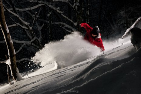 ski freeride forêt David Peyrou