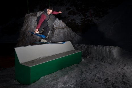 Ski freestyle backside backslide Adrien Franklin Goujon