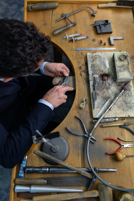 travail atelier bijouterie Pélissier la Régence