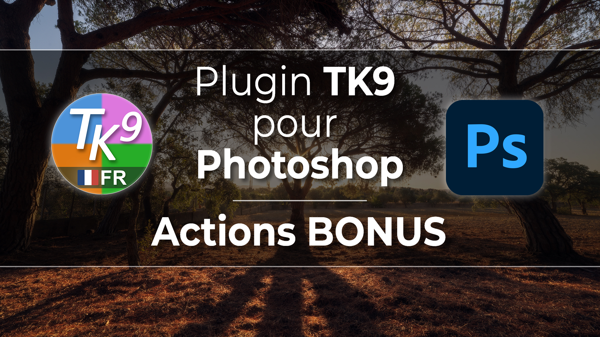 Plugin TK9 pour Photoshop Actions bonus du module Multi-mask