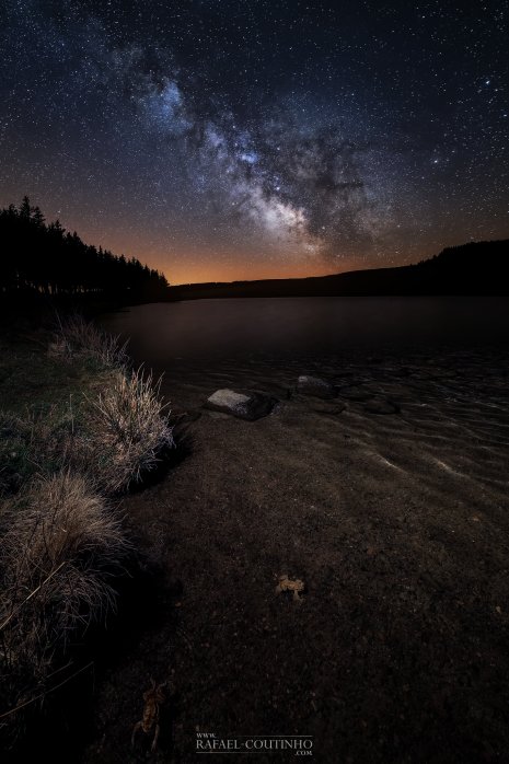 voie lactée lac de Servières Auvergne