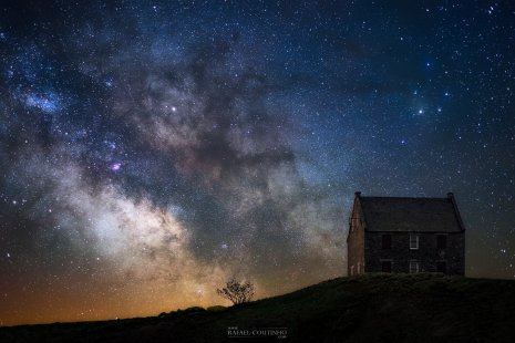 bâtisse voie lactée col de la Geneste Auvergne