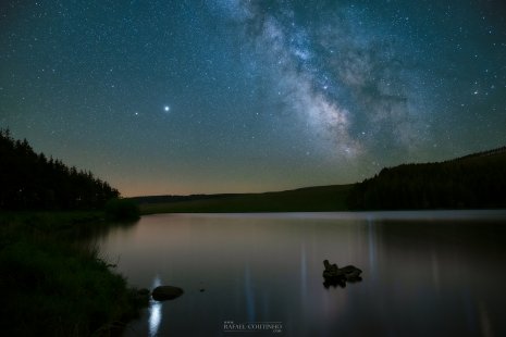 Lac de Servières voie lactée Auvergne