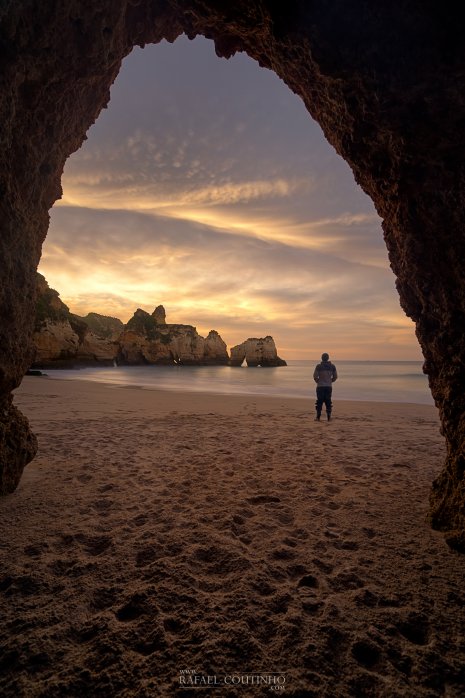 lever de soleil plage Alvor Portugal Algarve