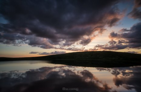 Coucher de soleil lac d'en haut La Godivelle