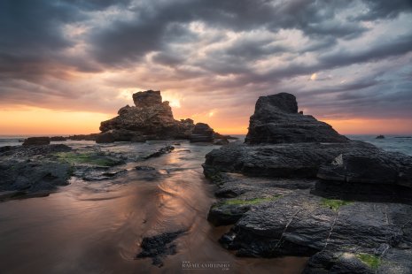 plage Castalejo coucher de soleil Portugal Algarve