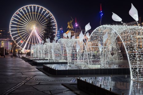 grande roue & illuminations place de Jaude Clermont-Ferrand