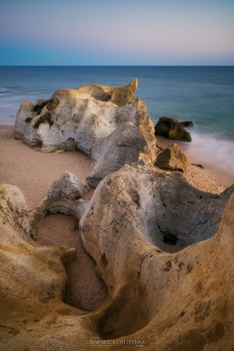 plage algarve portugal roche