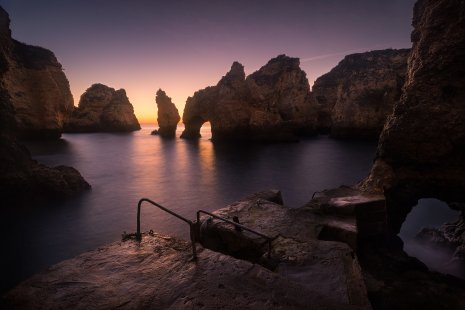 lever de soleil Ponda da Piedade Portugal Algarve