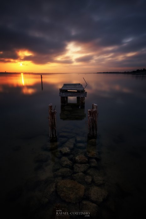 coucher de soleil étang Pérols