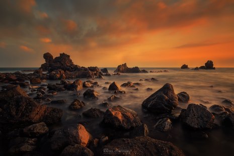 coucher de soleil Cap d'Adgde